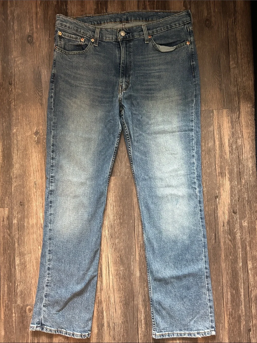Levi's Men's Light Blue Slim Straight Jeans